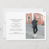 Modern 2 foto's Afstuderen 2025 (Achterkant)