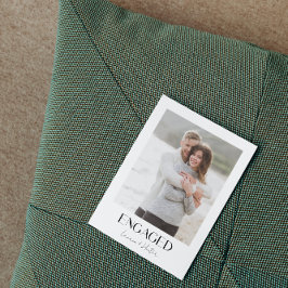 Modern 2 Fotoscript QR Code Engagement Party Aankondiging