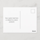 Modern 2 Initiaal Patroon | Zwart & Wit Briefkaart (Achterkant)