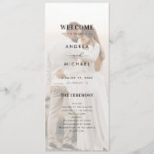 Modern 2 Licht Vervaagd Transparante Foto's Bruilo Programmakaart (Voorkant)