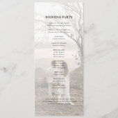 Modern 2 Licht Vervaagd Transparante Foto's Bruilo Programmakaart (Achterkant)