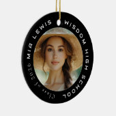 Modern 2 Photo Grad  Keramisch Ornament (Rechts)