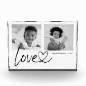 Modern 2 Photo Love Photo Block Fotoblokken (Voorkant)