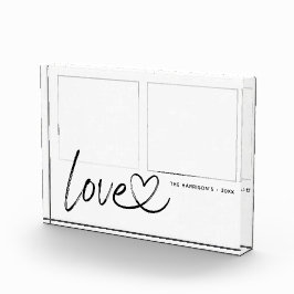Modern 2 Photo Love Photo Block Fotoblokken