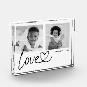 Modern 2 Photo Love Photo Block Fotoblokken (Links)