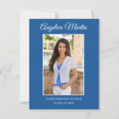 Modern 2 Side Blue Afstuderen 3 Fotoklasse 2022 (Voorkant)