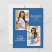 Modern 2 Side Blue Afstuderen 3 Fotoklasse 2022 (Achterkant)