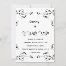 Modern 2e verjaardag foto