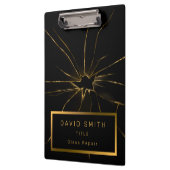 Modern 2in1 Professional Glass Visitekaartje & Klembord (Links)