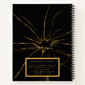 Modern 2in1 Professional Glass Visitekaartje & Notitieboek (Achterkant)