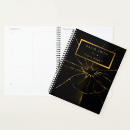 Modern 2in1 Professional Glass Visitekaartje & Planner