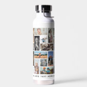 Modern 30 x Photo Collage Grid Personalized Waterfles (Links)