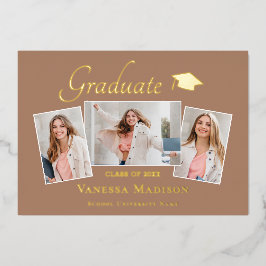 Modern | 3 Aankondiging van het Afstuderen Foto Fo