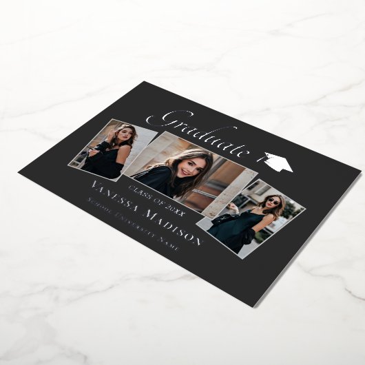 Modern | 3 Aankondiging van het Afstuderen Foto Fo (Gedraaid)