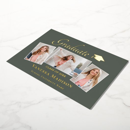 Modern | 3 Aankondiging van het Afstuderen Foto Fo (Gedraaid)