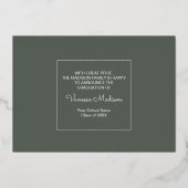 Modern | 3 Aankondiging van het Afstuderen Foto Fo (Achterkant)