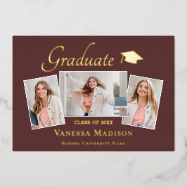 Modern | 3 Aankondiging van het Afstuderen Foto Fo