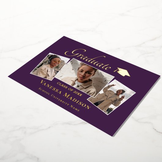 Modern | 3 Aankondiging van het Afstuderen Foto Fo (Gedraaid)