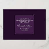 Modern | 3 Aankondiging van het Afstuderen Foto Fo (Achterkant)