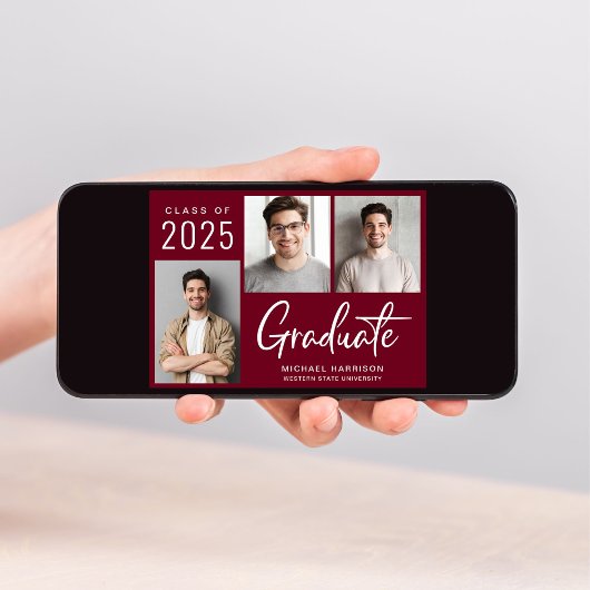 Modern 3 Afstuderen met fotoscript Bourgogne Aankondiging