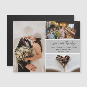 Modern 3 Bedankt met fotoliefdesweddenschap Bedank