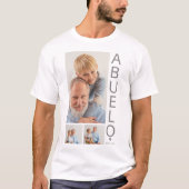 Modern 3 Foto Abuelo T-shirt (Voorkant)