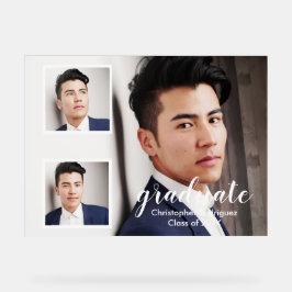 Modern 3 Foto Afstuderen Acryl Bord