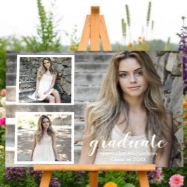 Modern 3 Foto Afstuderen Acryl Bord