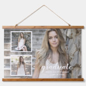 Modern 3 Foto Afstuderen Hangend Wandkleed (Voorkant)