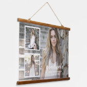 Modern 3 Foto Afstuderen Hangend Wandkleed (Gebogen)