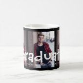 Modern 3 Foto Afstuderen Koffiemok (Center)