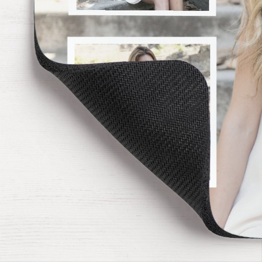 Modern 3 Foto Afstuderen Muismat (Hoek)