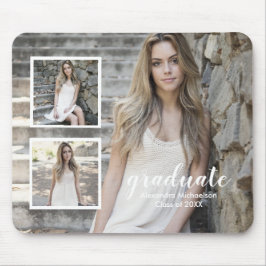 Modern 3 Foto Afstuderen Muismat