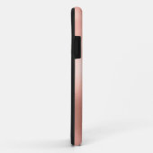 Modern 3 Foto Collage Roos Gold Name Case-Mate iPhone Case (Achterkant/rechts)