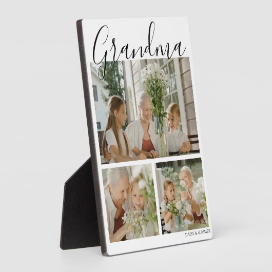 Modern 3 Foto grootma Fotoplaat (Zijkant)