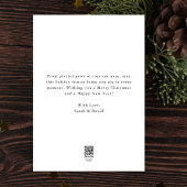 Modern 3 Foto Meowy Kerst Schattige Grappige Kat Feestdagenkaart