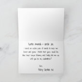 Modern 3 foto peetouders voorstel kaart (Binnen)