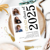 Modern 3 foto Vet 2023 Wit Afstuderen Kaart