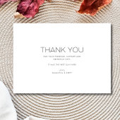 Modern 3 Foto Weddenschap Bedankt