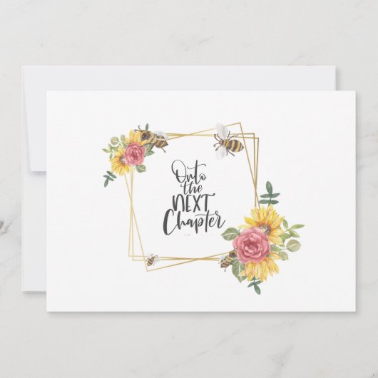 Modern 3 Fotocollage Afstuderen Uitnodiging (Achterkant)