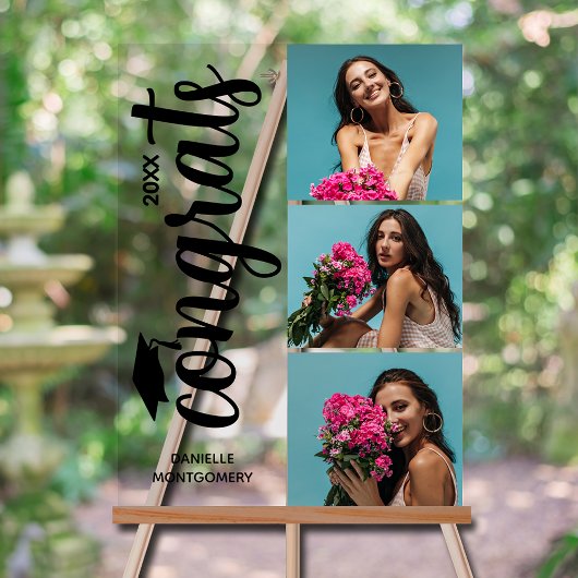 Modern 3 Fotogradatie Partij Acryl Bord