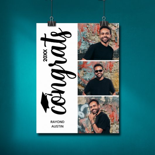 Modern 3 Fotogradatie Partij Poster