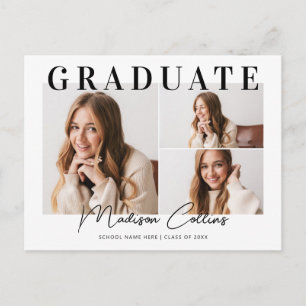 Modern 3 Fotogradatie Partij Uitnodiging