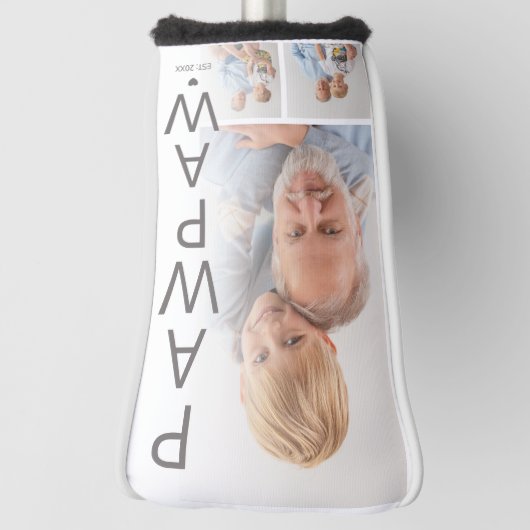 Modern 3 Fotopaw Golfheadcover (Draai 90)