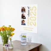 Modern 3 foto's Afstudeerder Klasse van 2025 Afstu Folie Afdrukken (Laag (Keuken))