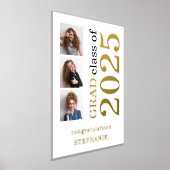 Modern 3 foto's Afstudeerder Klasse van 2025 Afstu Folie Afdrukken (Laagn)