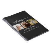 Modern 3 Memorial Guest voor fotocollage Notitieboek (Rechterzijde)