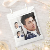 Modern 3 Photo Graduation Bedankzakje (Geknipt)