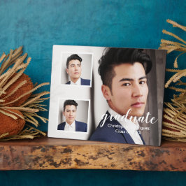 Modern 3 Photo Graduation Fotoplaat