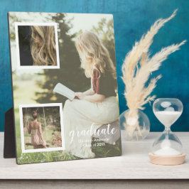 Modern 3 Photo Graduation Fotoplaat